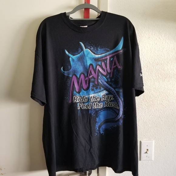 Sea World Other - Vintage 2000 Manta Ray x SeaWorld San Diego Graphic Tee Size XL Sea Animals